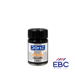 DOMS Acrylic Colour -  016 Black 15ML